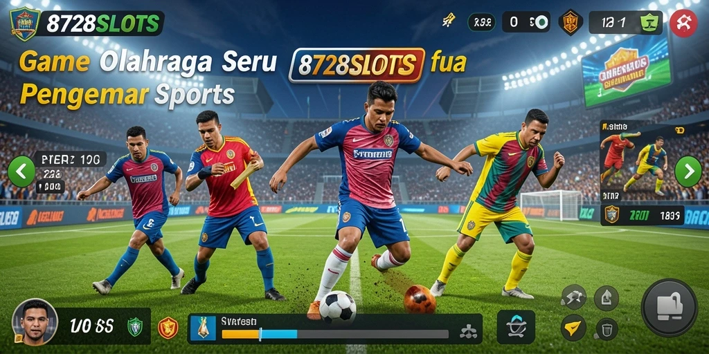 Tampilan gameplay seru dan menantang di 8728SLOTS.