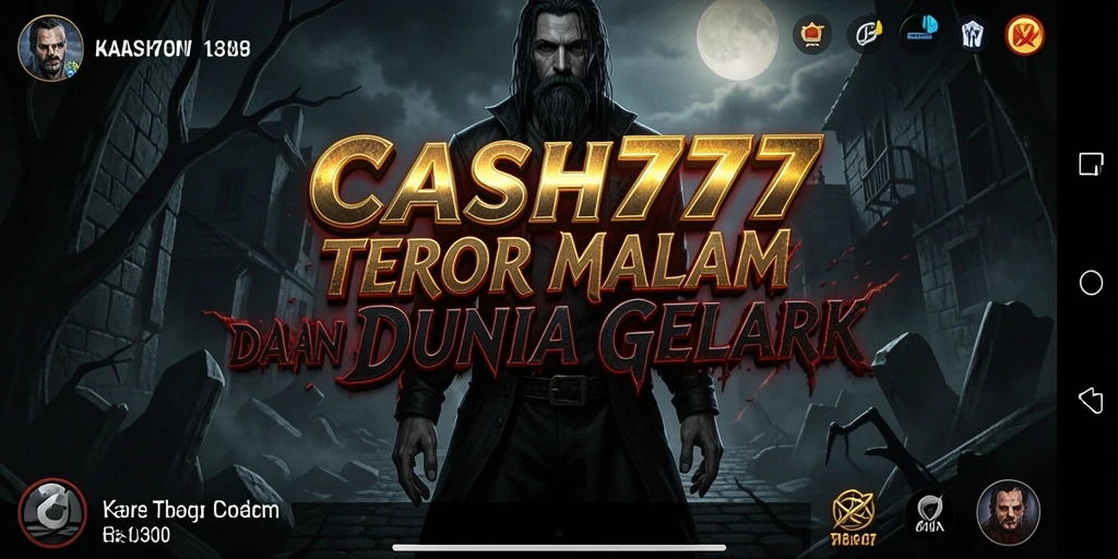 Tampilan gameplay CASH777 yang menegangkan dan mencekam.