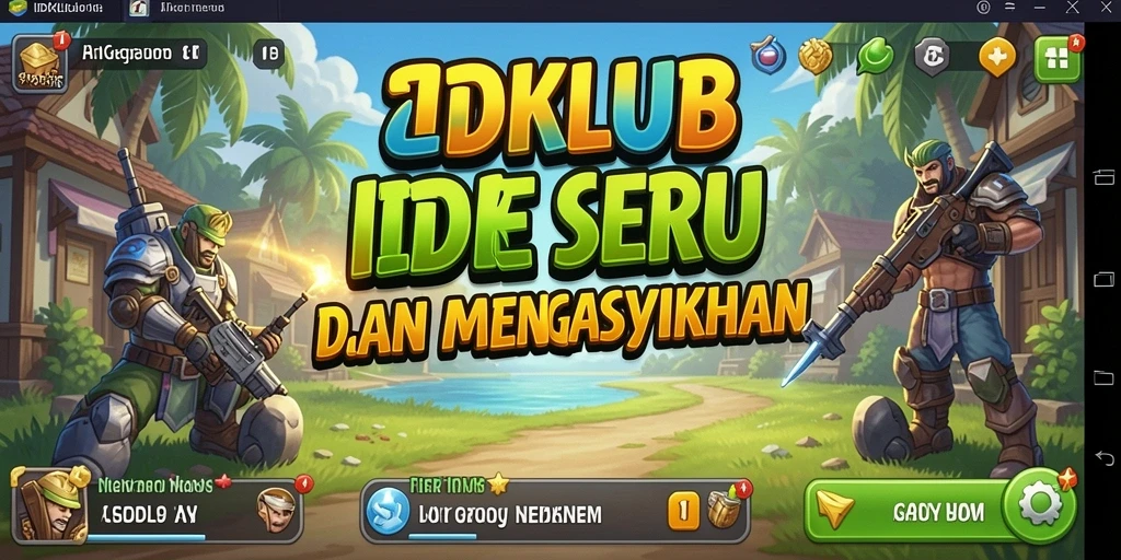 Menampilkan gameplay seru dan karakter unik dalam IDKLUB.