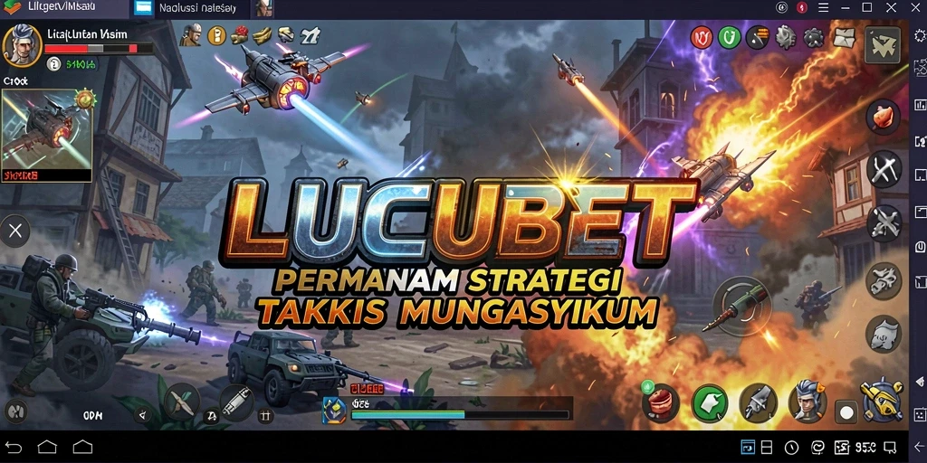 Gameplay menegangkan dalam LUCUBET yang menuntut strategi tepat.