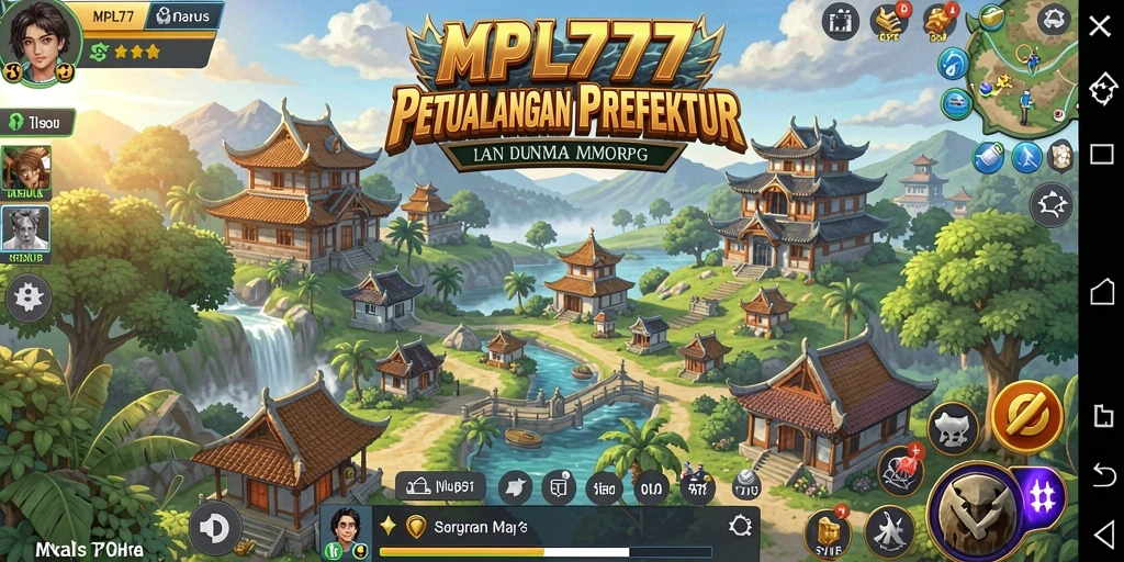Tangkapan layar dari gameplay <strong>MPL777</strong> yang menunjukkan aksi seru dalam petualangan MMORPG.