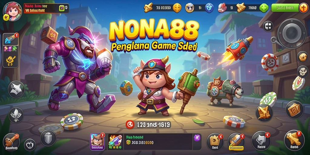 Tampilan gameplay NONA88 yang menarik dengan mekanisme Idle.