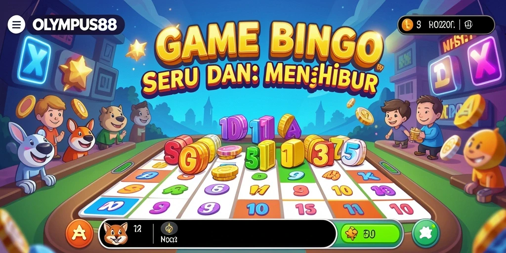 Tampilan seru gameplay Bingo di OLYMPUS88 yang mengasyikkan.