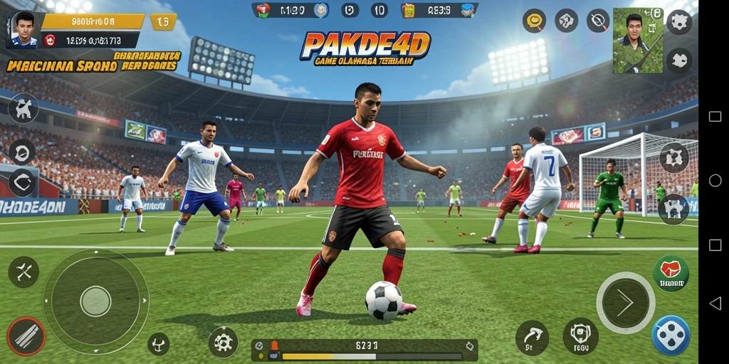 Tampilan dinamis dari gameplay PAKDE4D yang memukau.