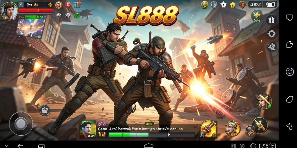 Tampilan gameplay seru dan menegangkan di SL888.