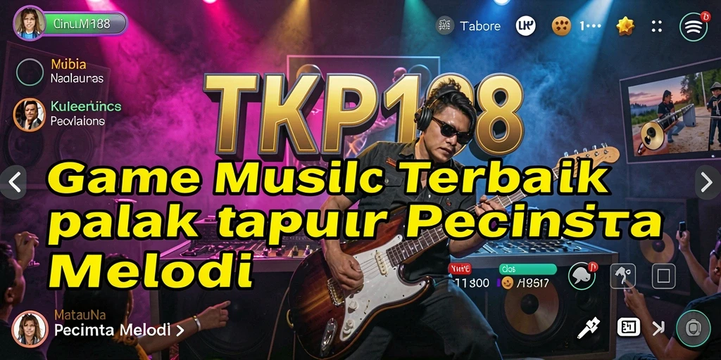 Screenshot gameplay TKP188 menampilkan pemain menikmati musik.