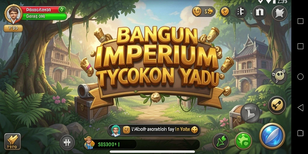 Tangkapan layar utama Y89 menunjukkan aksi seru dalam gameplay Tycoon.